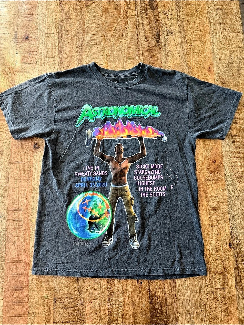 Travis Scott x Fortnite Astronomical Tour T-Shirt Medium